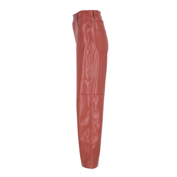 Nanushka Straight Leg Pants in Brown Polyester - Picture 4 of 8